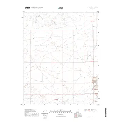 2023 Map of Bisti Trading Post, 2023 Print