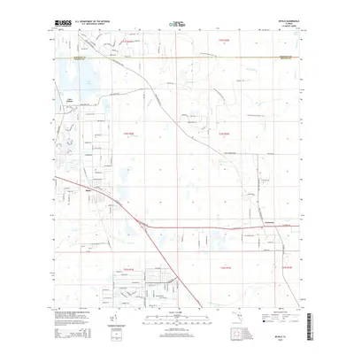 2015 Map of Bithlo, 2015 Print