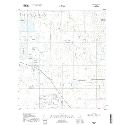 2018 Map of Bithlo, 2018 Print