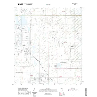 2021 Map of Bithlo, 2021 Print