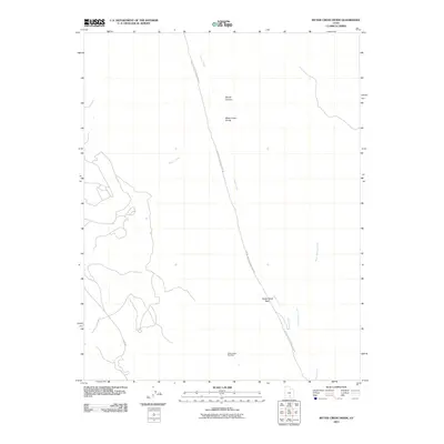 2011 Map of Bitter Creek Divide, 2011 Print