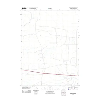 2012 Map of Bitter Creek NE, 2012 Print