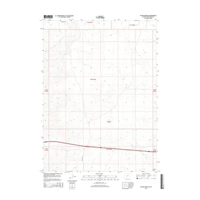 2015 Map of Bitter Creek NE, 2015 Print