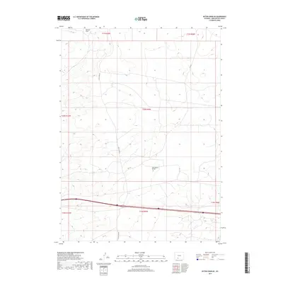 2017 Map of Bitter Creek NE, 2017 Print