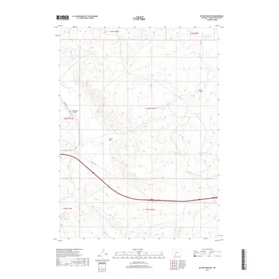 2017 Map of Bitter Creek NW, 2017 Print