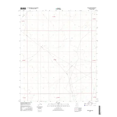 2017 Map of Bitter Creek, 2017 Print