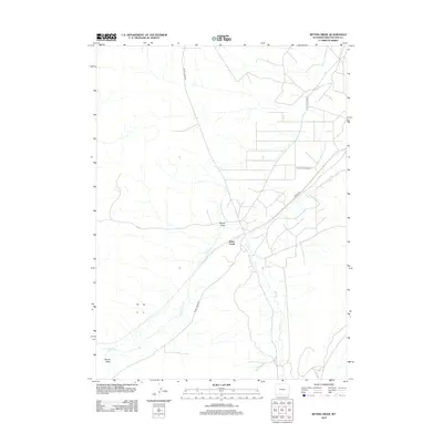 2012 Map of Bitter Creek, 2012 Print
