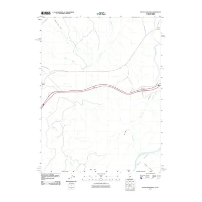 2011 Map of Bitter Creek Well, 2011 Print