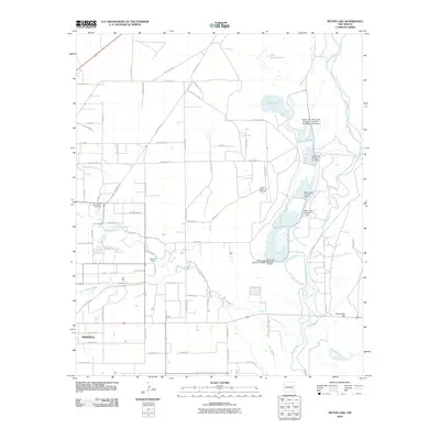 2010 Map of Bitter Lake, 2010 Print