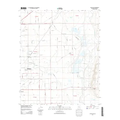 2013 Map of Bitter Lake, 2013 Print