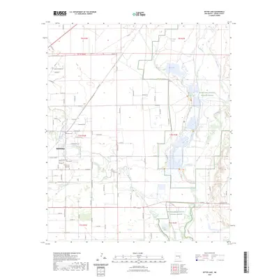 2023 Map of Bitter Lake, 2023 Print