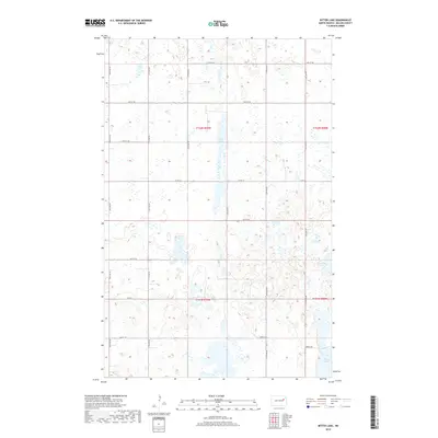 2018 Map of Bitter Lake, 2018 Print