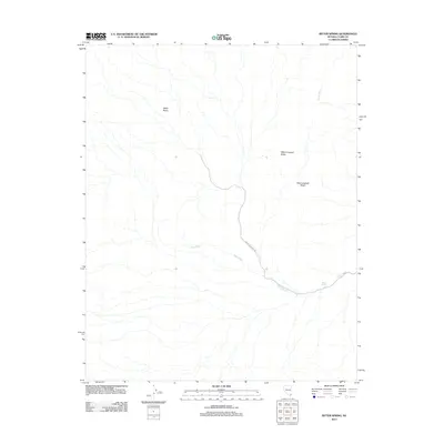 2012 Map of Bitter Spring, 2012 Print