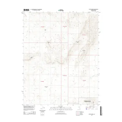 2014 Map of Bitter Spring, 2014 Print