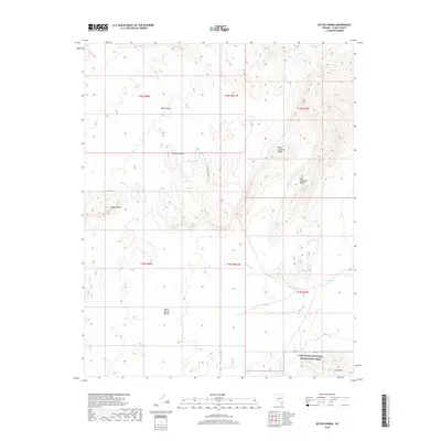 2018 Map of Bitter Spring, 2018 Print