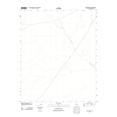 2012 Map of Bitter Spring, 2012 Print