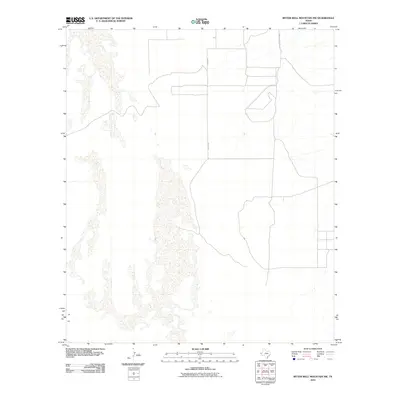 2010 Map of Bitter Well Mountain NW, 2010 Print