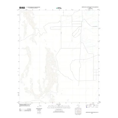 2013 Map of Bitter Well Mountain NW, 2013 Print