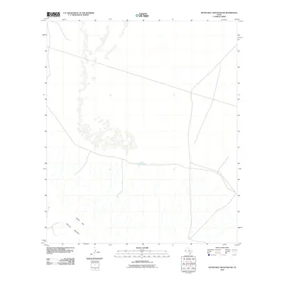 2010 Map of Bitter Well Mountain SW, 2010 Print