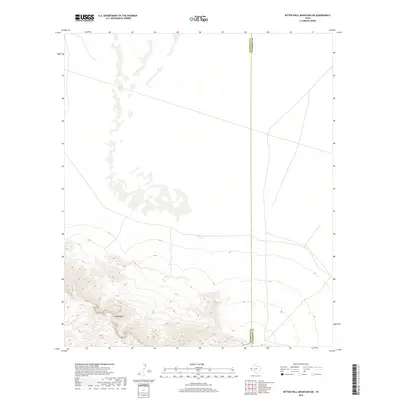 2019 Map of Bitter Well Mountain SW, 2019 Print