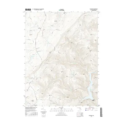 2016 Map of Bittinger, 2016 Print