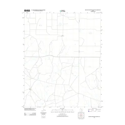 2012 Map of Bivins Channing Ranch, 2012 Print
