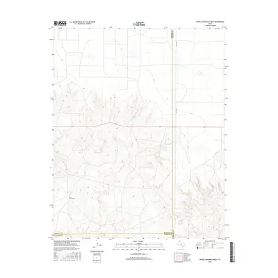 2016 Map of Bivins Channing Ranch, 2016 Print