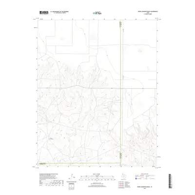 2019 Map of Bivins Channing Ranch, 2019 Print