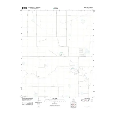 2010 Map of Bivins Lake, 2010 Print