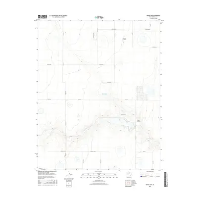2016 Map of Bivins Lake, 2016 Print