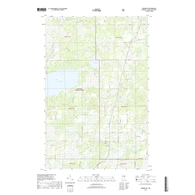 2019 Map of Biwabik NW, 2019 Print