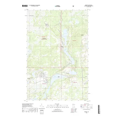 2019 Map of Biwabik, 2019 Print