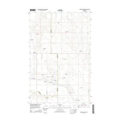 2014 Map of Bjornberg Bridge, 2014 Print