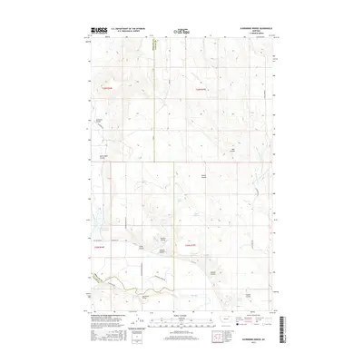 2017 Map of Bjornberg Bridge, 2017 Print