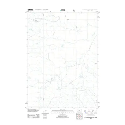 2012 Map of Black Banks Creek East, 2012 Print