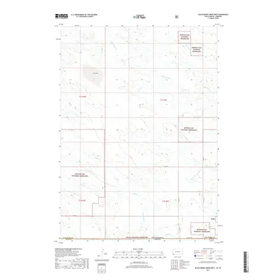 2017 Map of Black Banks Creek West, 2017 Print