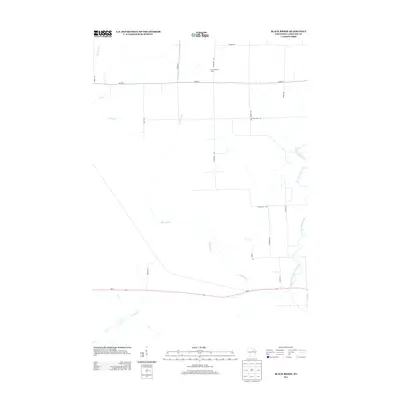 2013 Map of Black Brook, 2013 Print
