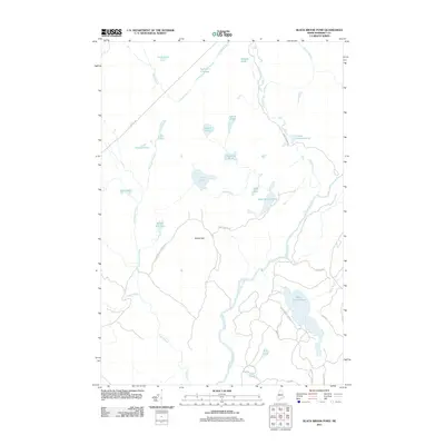 2011 Map of Black Brook Pond, 2011 Print