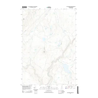 2014 Map of Black Brook Pond, 2014 Print