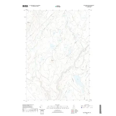 2018 Map of Black Brook Pond, 2018 Print