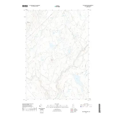 2021 Map of Black Brook Pond, 2021 Print