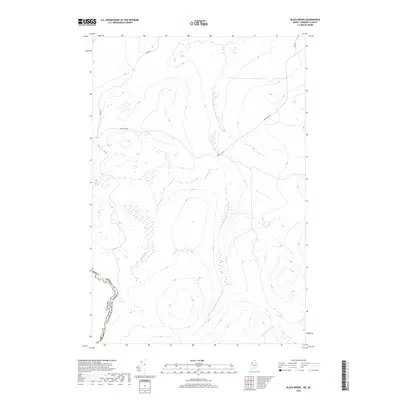 2018 Map of Black Brook, 2018 Print