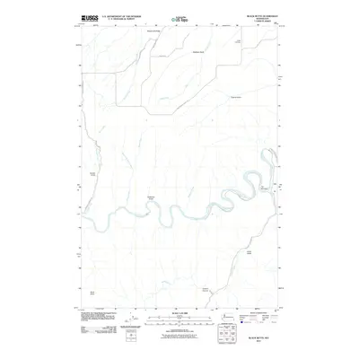 2011 Map of Black Butte, 2011 Print