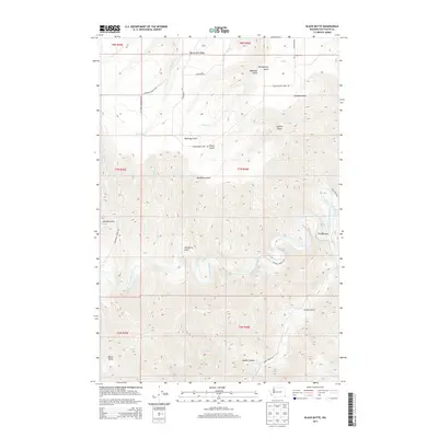 2014 Map of Black Butte, 2014 Print