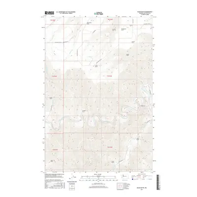 2017 Map of Black Butte, 2017 Print
