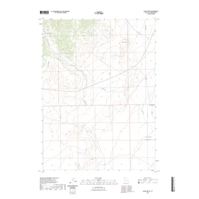 2023 Map of Black Butte, 2023 Print