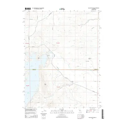 2015 Map of Black Butte Dam, 2015 Print
