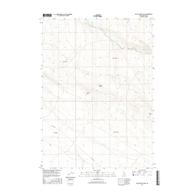 2017 Map of Black Butte East, 2017 Print