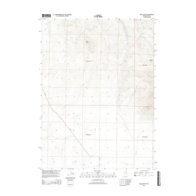2014 Map of Black Butte, 2014 Print