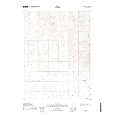 2018 Map of Black Butte, 2018 Print